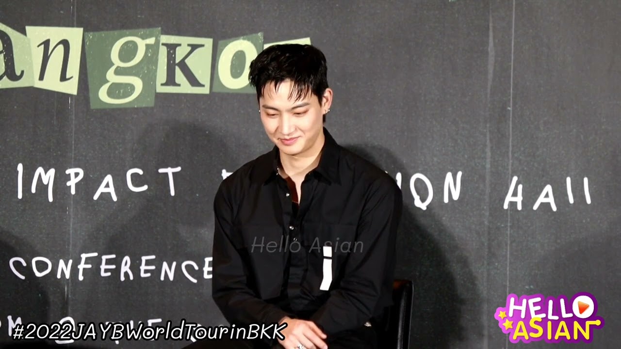 บรรยากาศงานแถลงข่าว 2022 JAY B World Tour in BKK