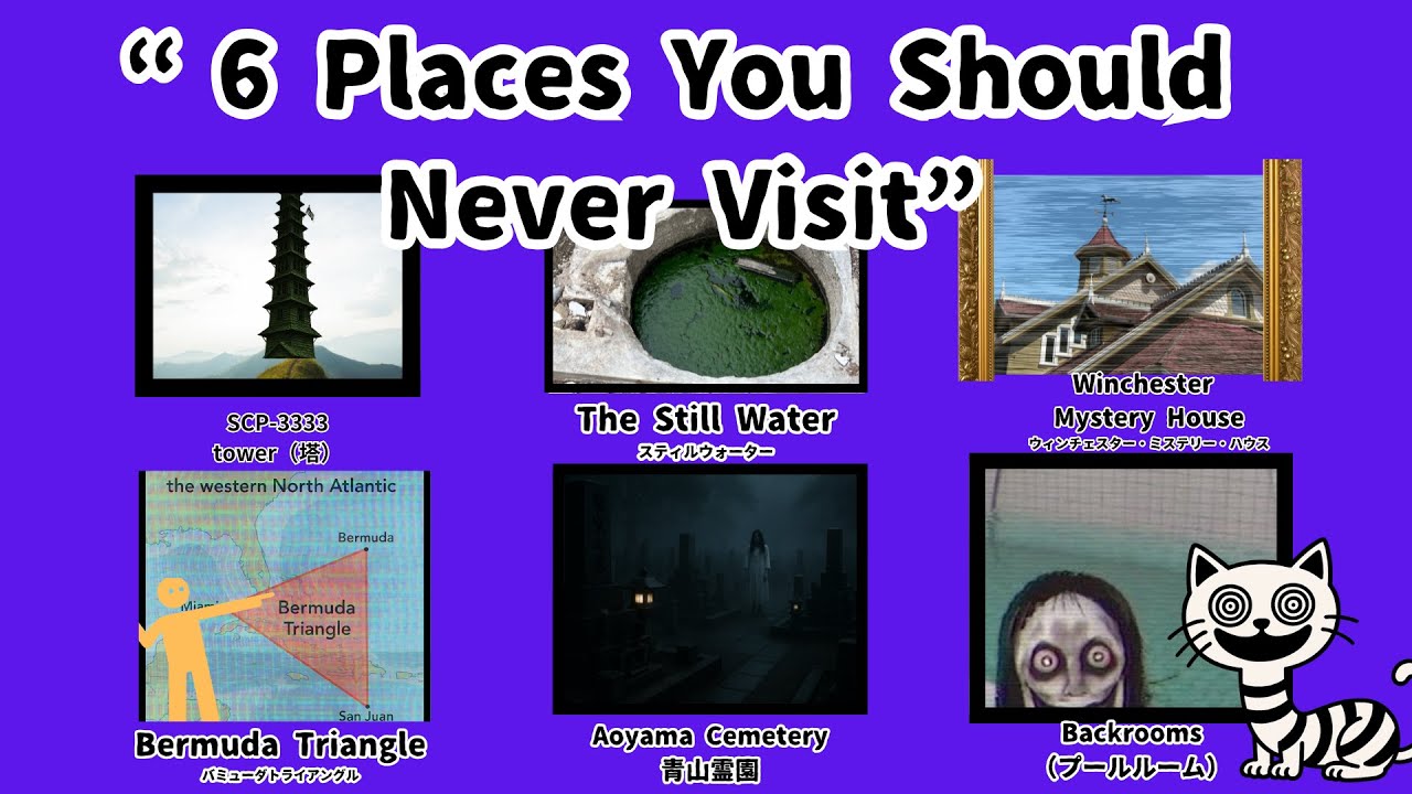 (animation)6 Haunted Places You Should Never Visit/絶対に訪れたくない場所６選
