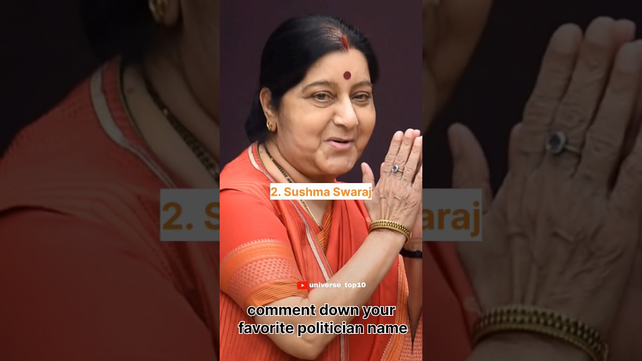 10 most powerful female politician in India #female #politics #powerful #sushmaswaraj #shorts #viral
