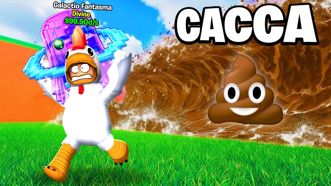 SCAPPA DALLO TSUNAMI DI CACCA PER SALVARE I BRAIN ROT SU ROBLOX!!