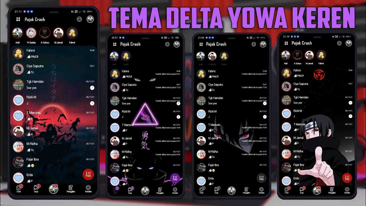 🛑KUMPULAN TEMA DELTA YOWA UPDATE TAMPILAN KEREN 2021