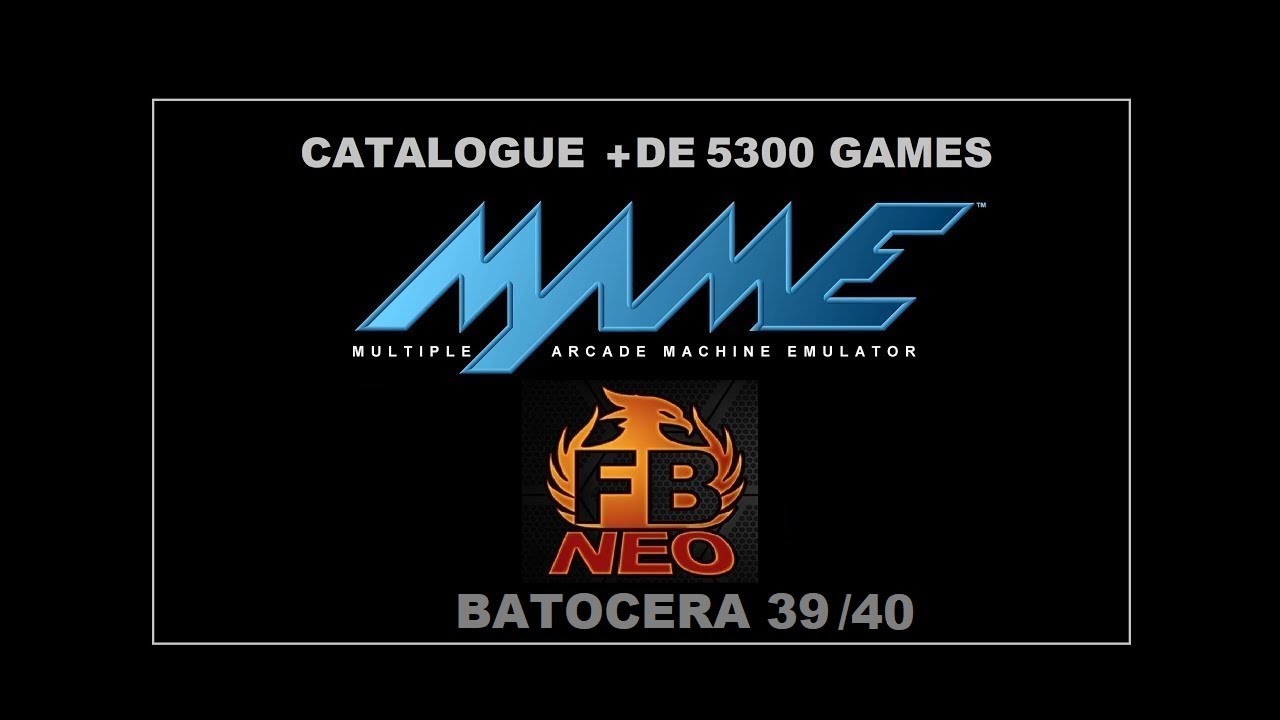 TOP 10 JEUX ARCADE MAME FBNEO / BATOCERA 39 /40
