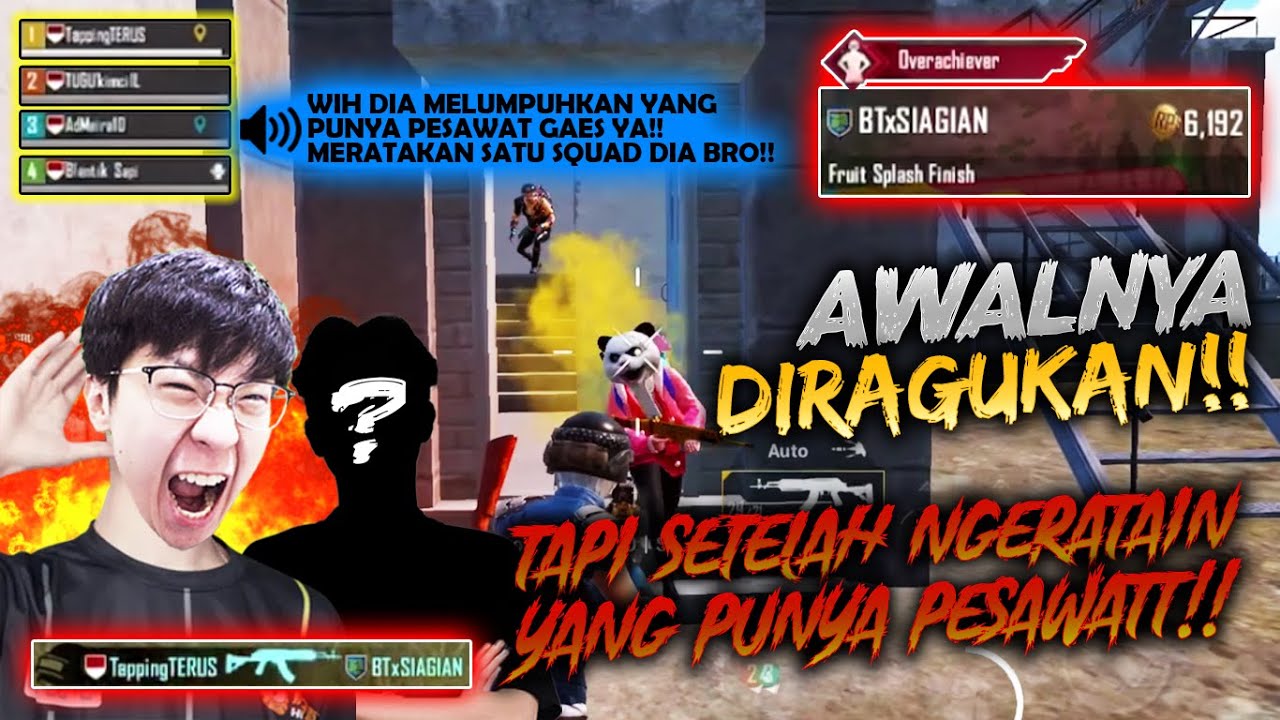AWALNYA DIRAGUKAN!! TAPI SETELAH NGERATAIN YG PUNYA PESAWAT AUTO DISEGANI NII!! WKWKW | PUBG MOBILE