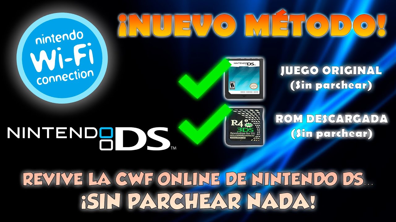¡Cómo seguir jugando ONLINE en tu Nintendo DS con tus juegos ORIGINALES o ROMS de ahora en adelante!