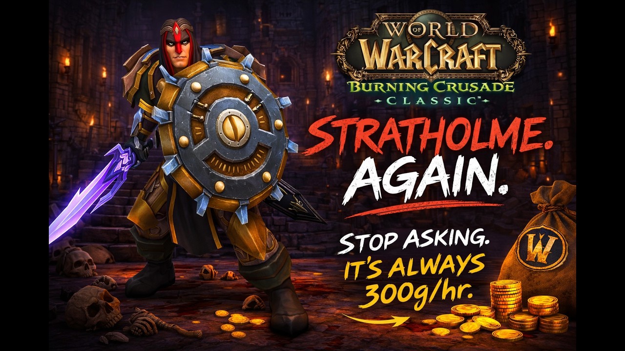 Stratholme. Again. | TBC Anniversary Prot Paladin Farm (Still Works)