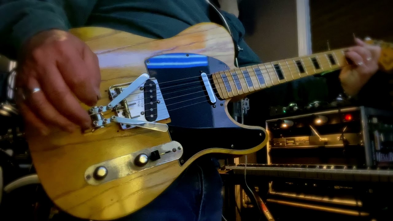 Tele Twang with my new David Certano palm bender!