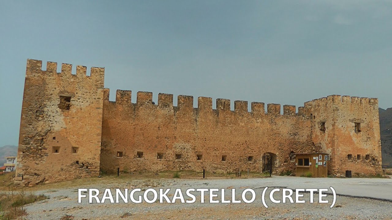 CRETE (GREECE) ruins of Frangokastello