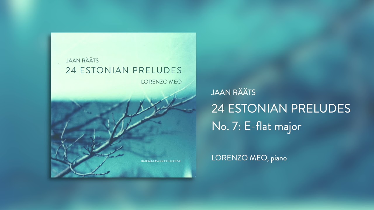 Jaan R&auml;&auml;ts: Estonian Prelude Op. 80 No. 7 / Lorenzo Meo pianist