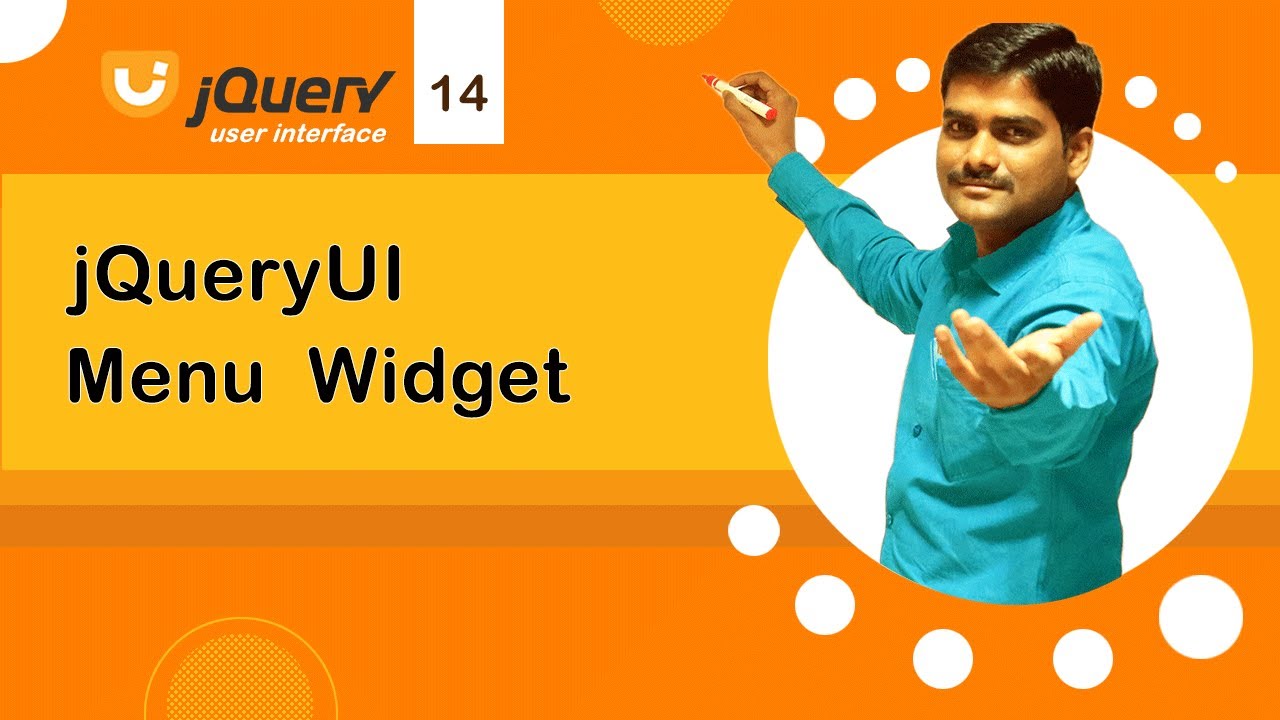 jQuery UI Menu Widget - jQuery UI Tutorial 14 🚀