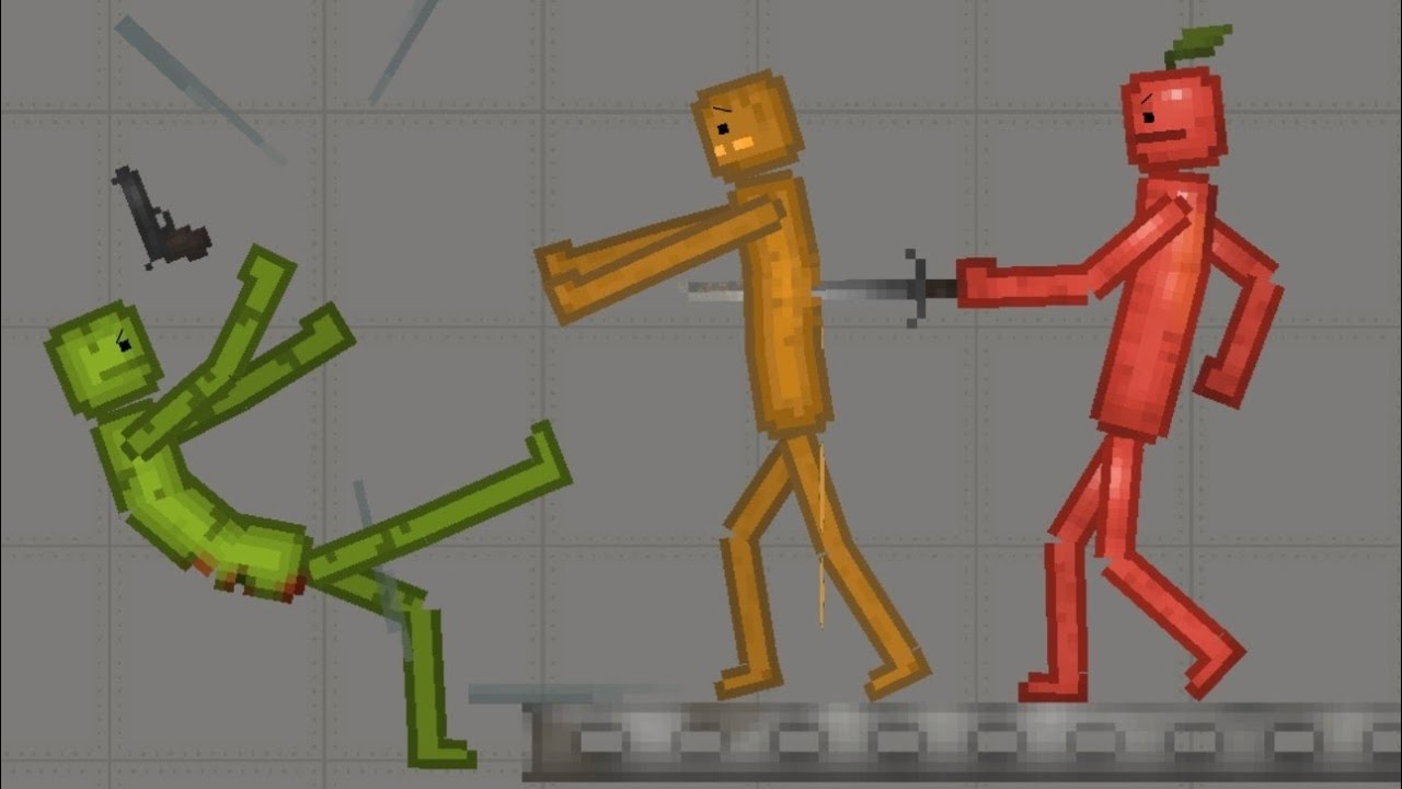People Fight Each Other In Melon Playground
