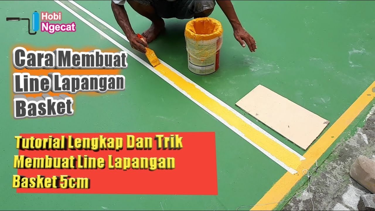 Membuat Line Lapangan Basket - Cepat Dan Mudah