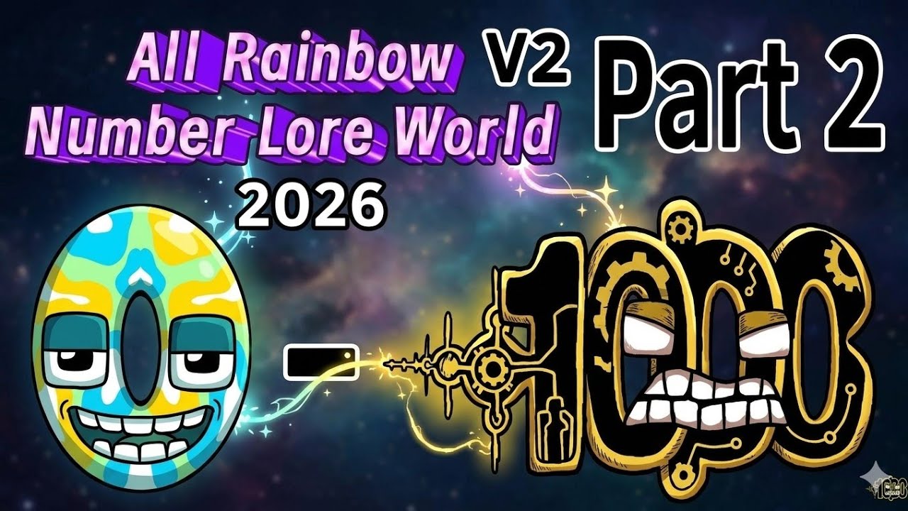 All Rainbow Number Lore World V2 : 0 - 1000 [Part 2] (Official)