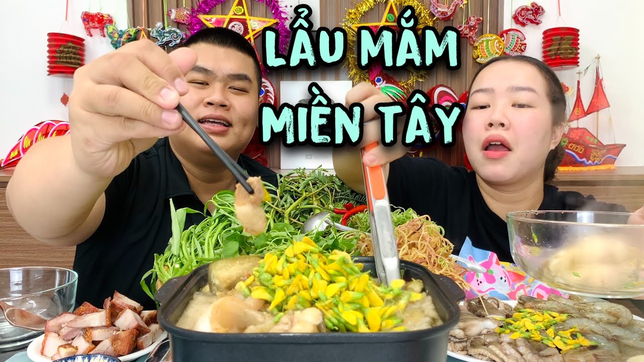Ăn Tết Trung Thu Với Nguyên Nồi LẨU MẮM MIỀN TÂY Kèm Mẹt Rau Đồng Siêu Xuất Sắc | Tập 671