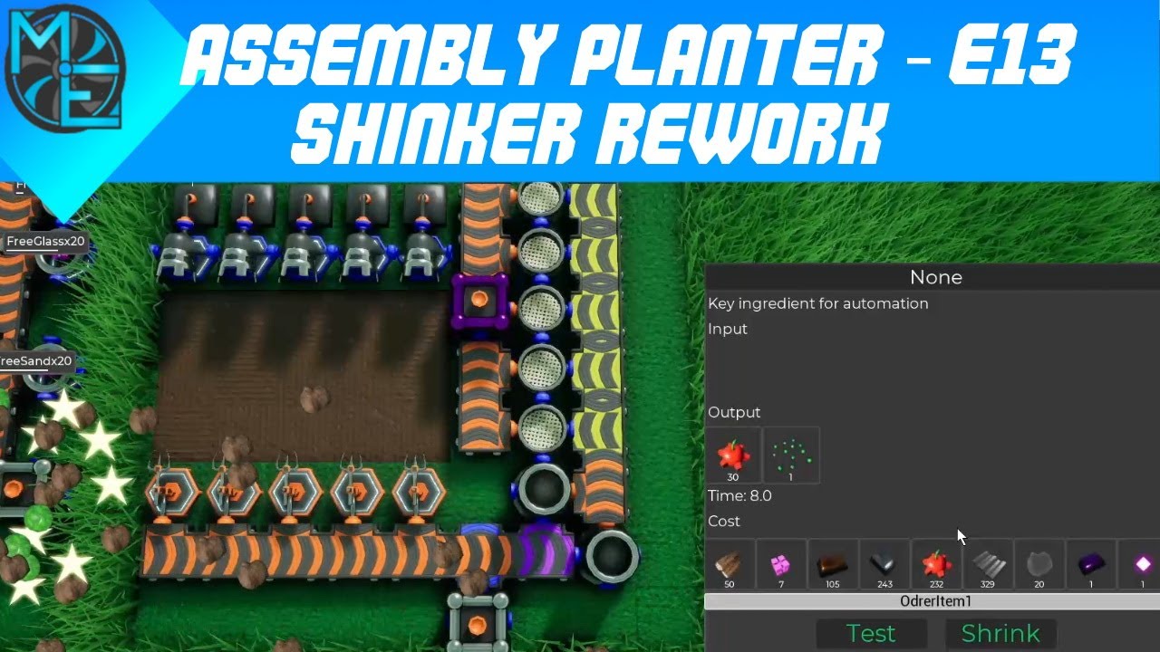 Assembly Planter - E13 - Shrinker Rework