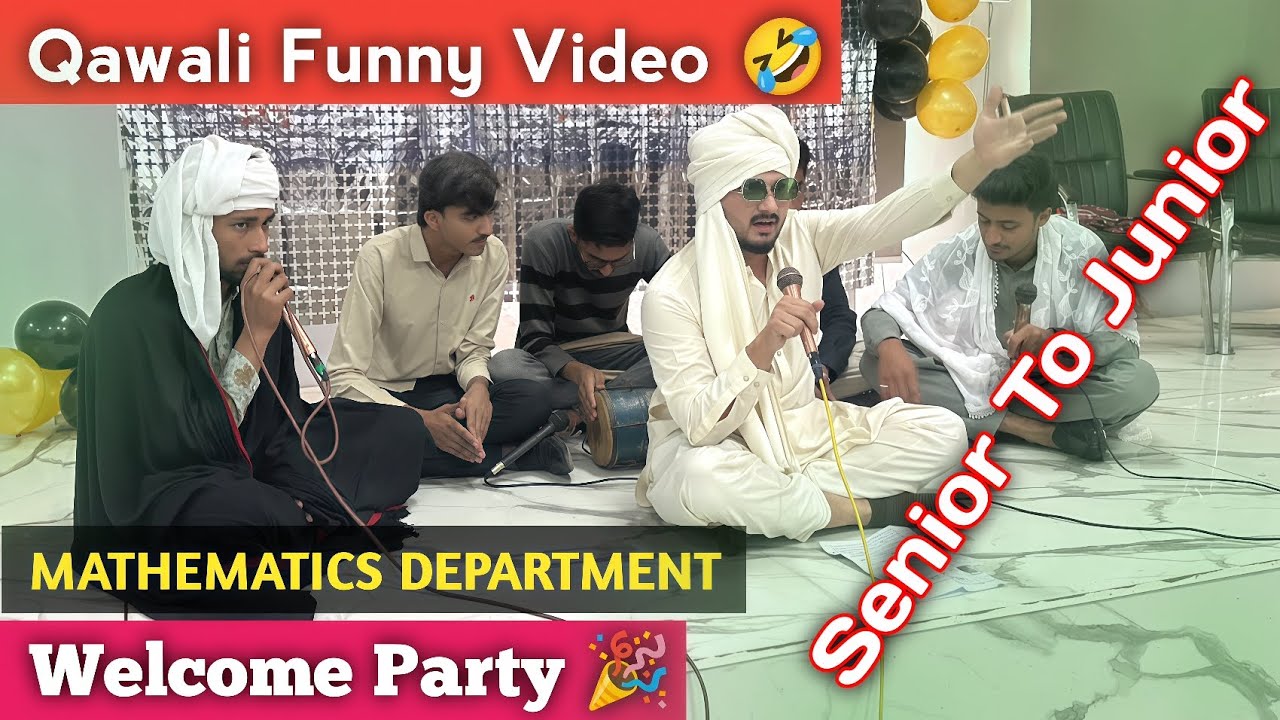 Qawali Funny Video 🤣🤣. Welcome Party 