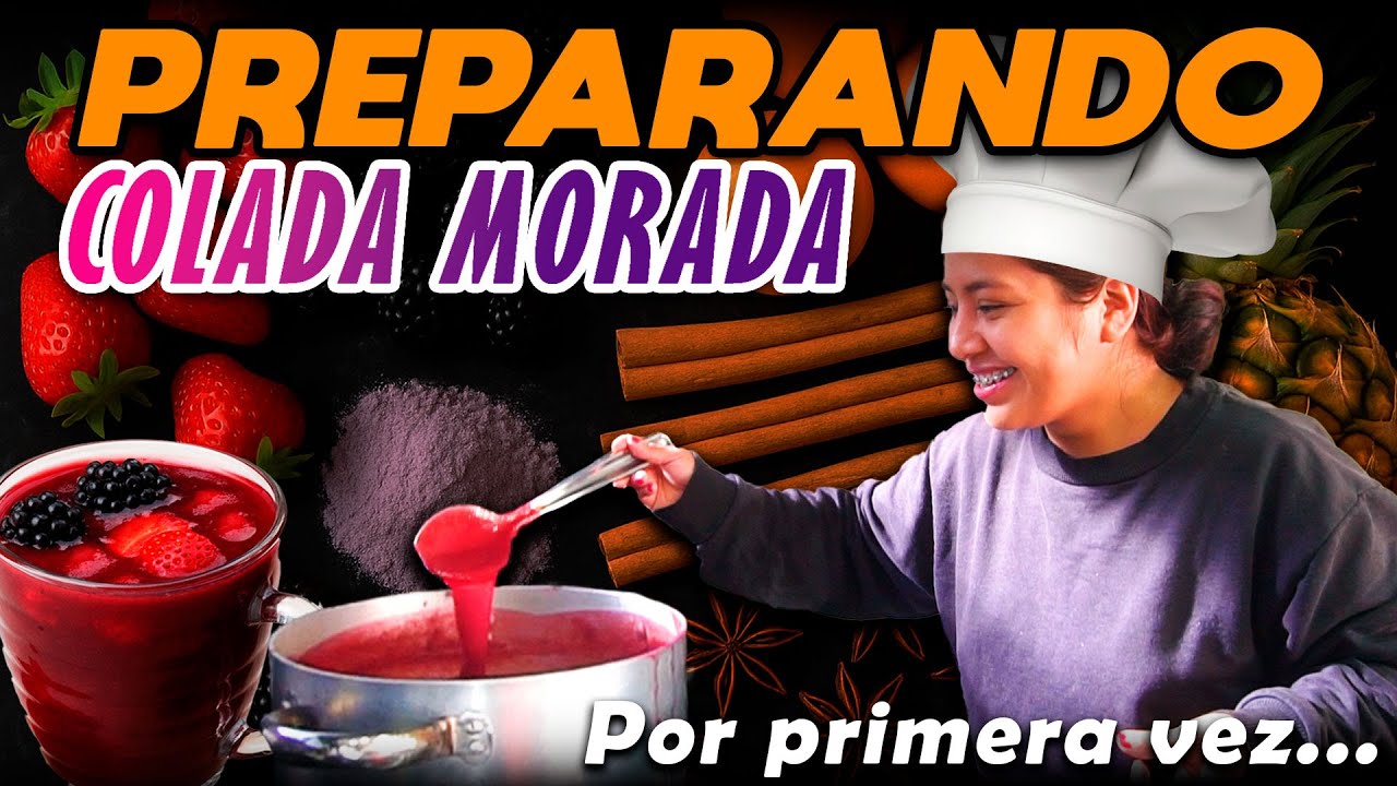 Mi primera vez preparando colada morada 💜 ¡Una experiencia llena de sabor y tradición! | ELVIA MAJI