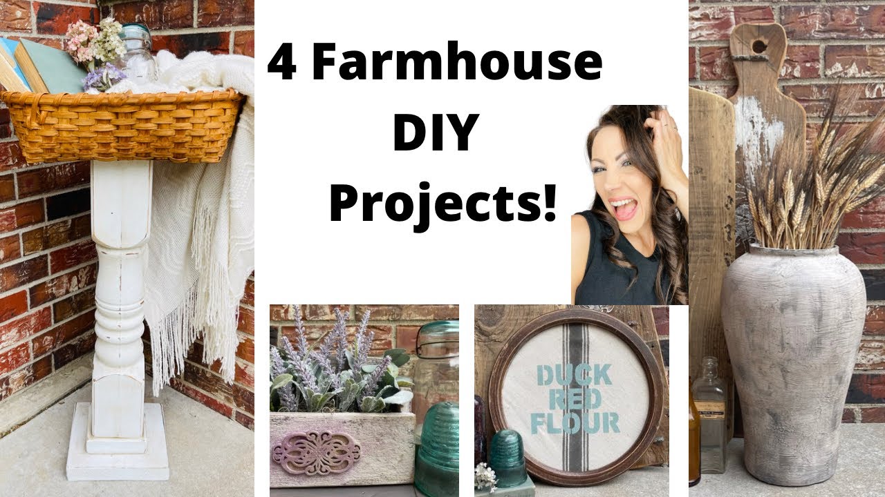 NEW Farmhouse DIY Decor 2022 | Wood Projects | DIY Paint | Flip for Profit | High End Thrift Flips