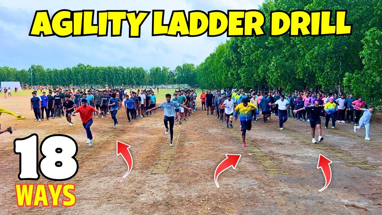 18 Agility Ladder Drill - How to Improve Power, Speed and Agility !