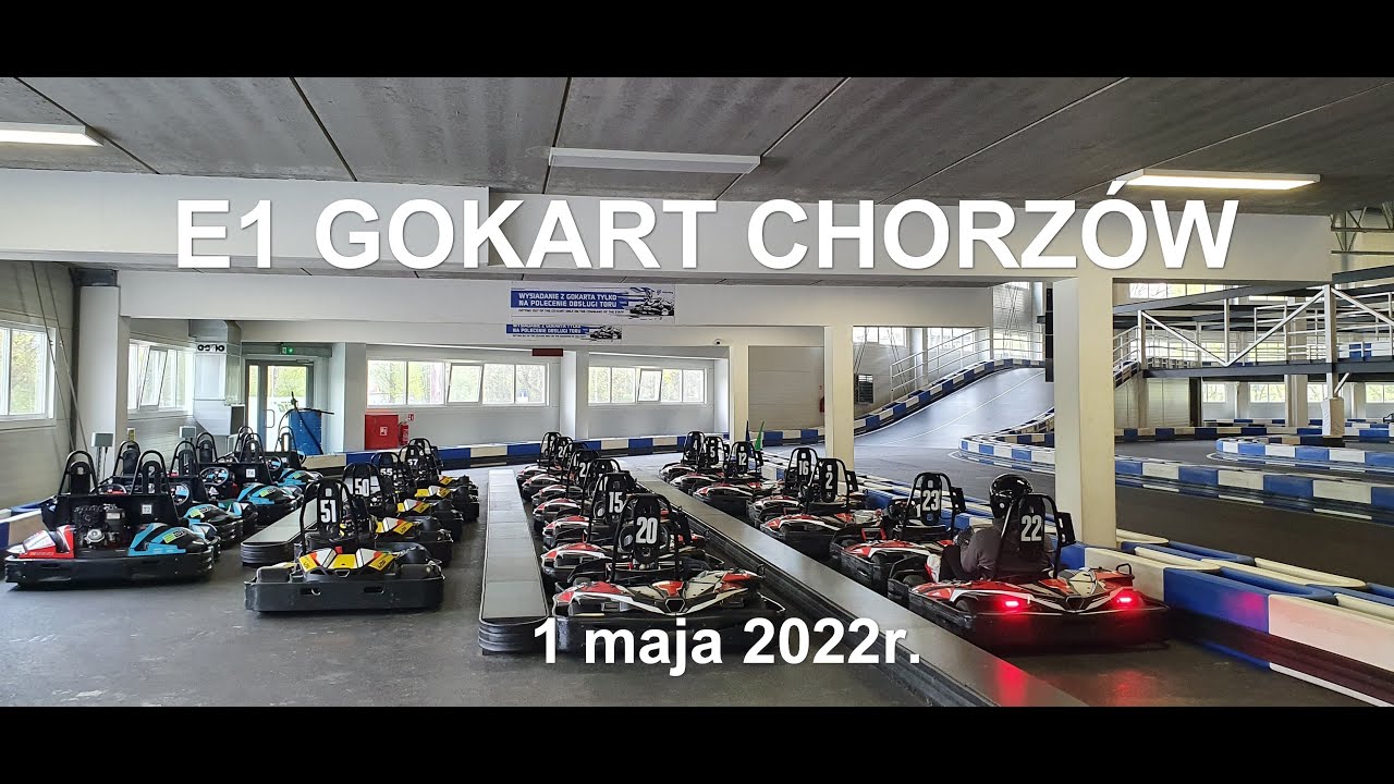 E1 Gokart Chorzow, przejazd tandemem, 1 maja 2022r.