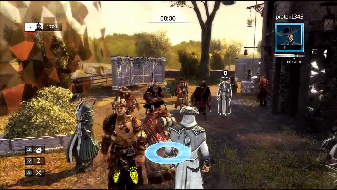 AC3 Multiplayer Gameplay - Wanted - Virginian Plantation