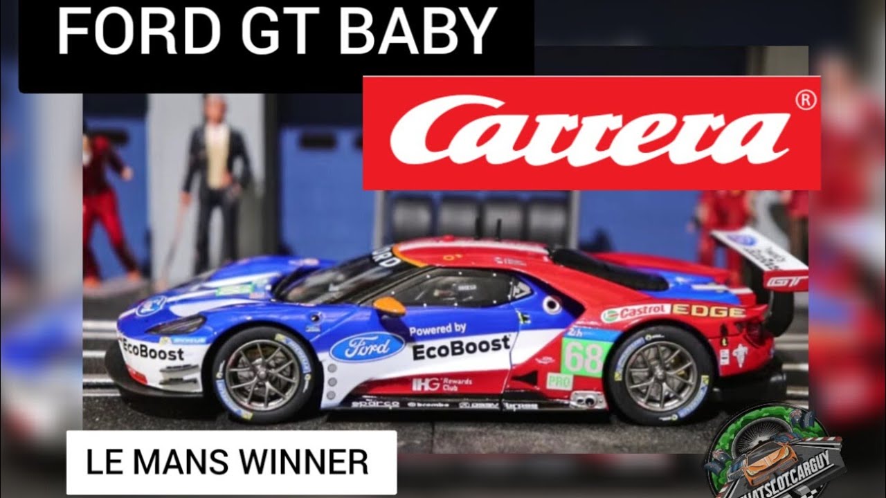 FORDS RETURN TO THE LE MANS WINNERS CIRCLE, THE FORD GT SLOT CAR BY CARRERA