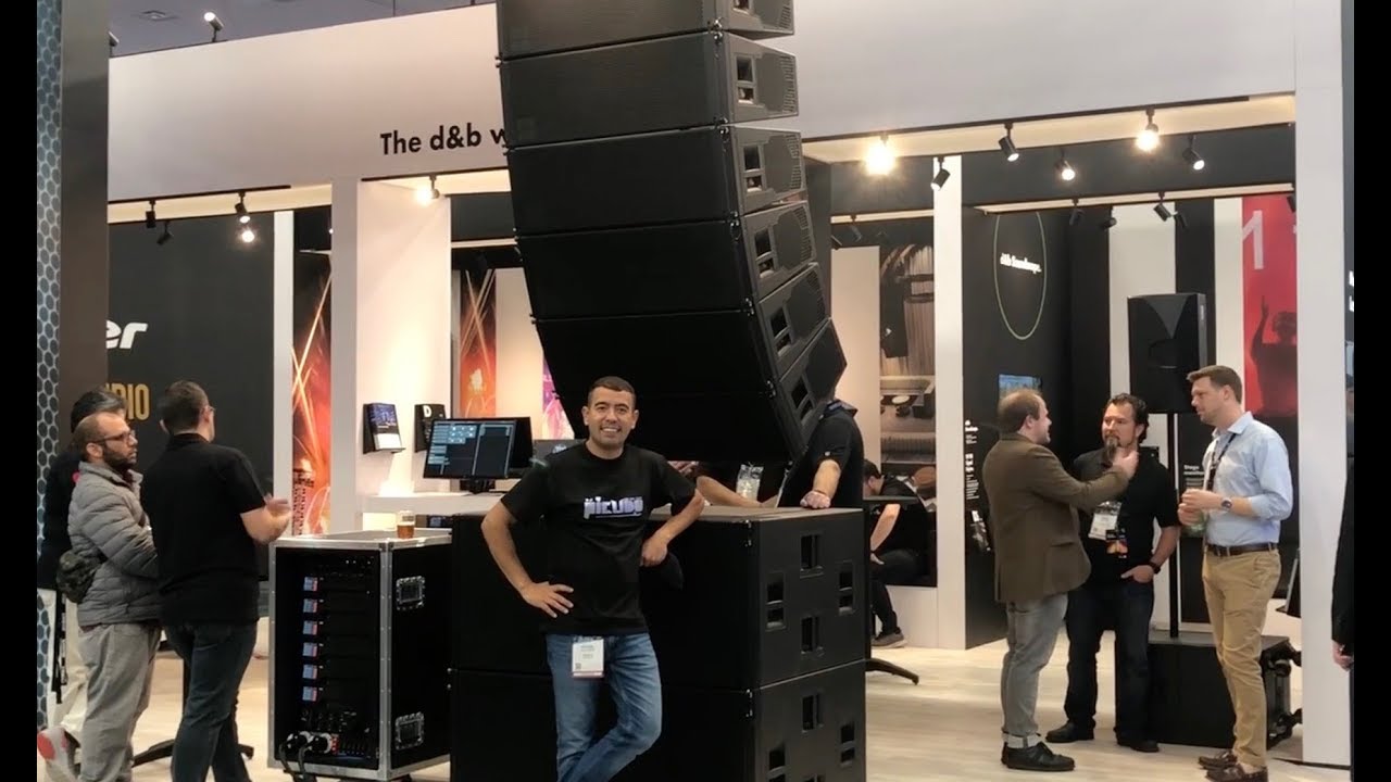 d&b audiotechnik y una bocina de 5000 watts namm 2019