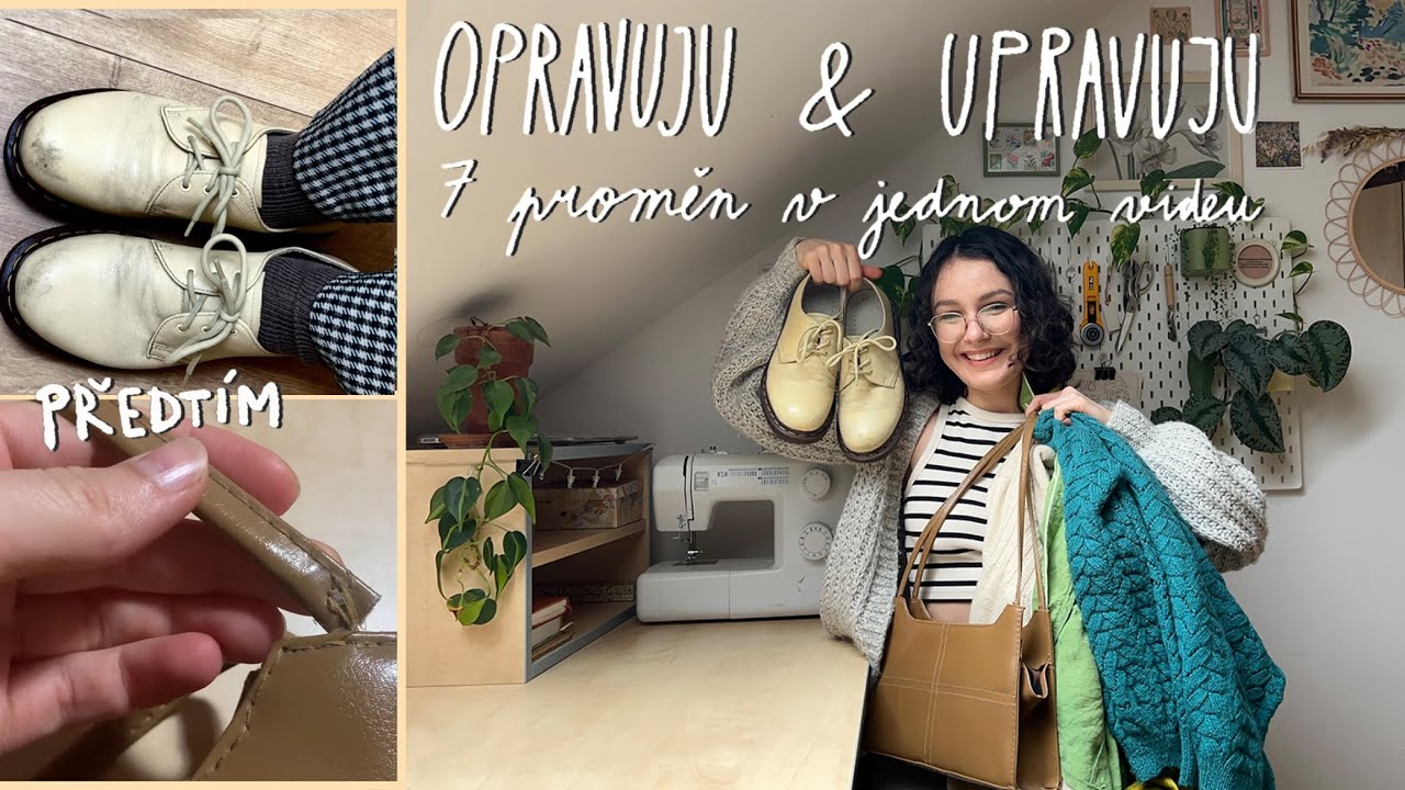 UPRAVUJU si oblečení 🪡 - 7 proměn v jednom videu a velký FAIL 👞