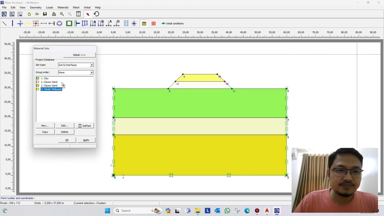 Pemodelan Plaxis Konsolidasi pada Pekerjaan timbunan #geotechnicalengineering #plaxis