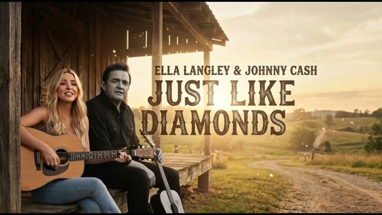 Ella Langley x Johnny Cash | Just Like Diamond | Lyrics Video