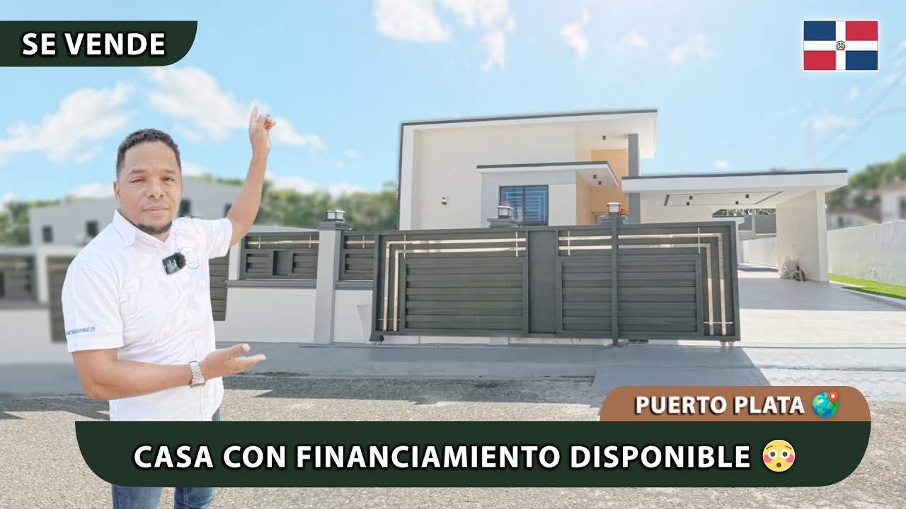 🔴 !FACIL FINANCIAMIENTO! CASA EN VENTA 🔑 | PUERTO PLATA | REPÚBLICA DOMINICANA 🔥🔥