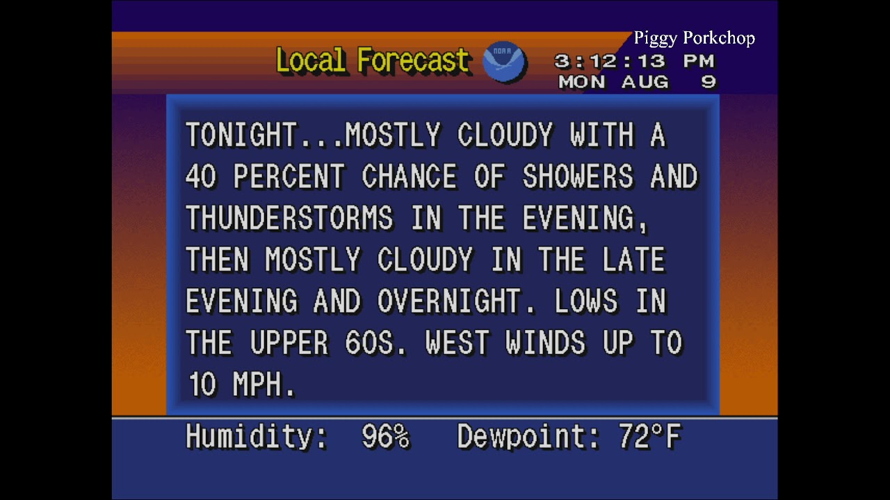 EAS Tornado Warning SE Wisconsin (Tornado On The Ground!) NOAA Weather Radio +WeatherSTAR4000