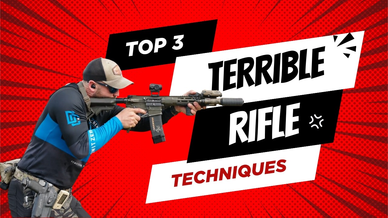 Top 3 TERRIBLE Rifle Techniques + How to fix them!