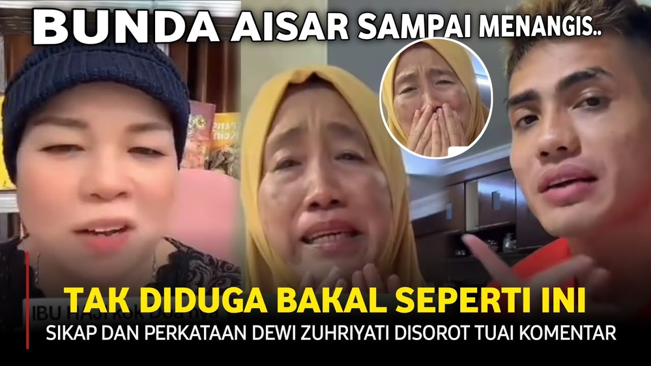 Viral soal Pernyataan mama fuji pada Aisar, sangat disayangkan tangis Bunda Roslina doakan aisar