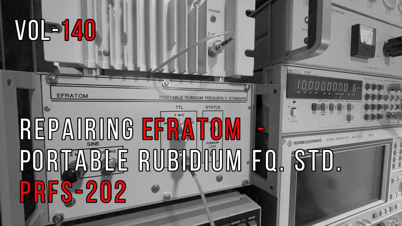 N0AGI - REPAIRING EFRATOM RUBIDIUM FREQUENCY STANDARD - PRFS-202 - VOL 140