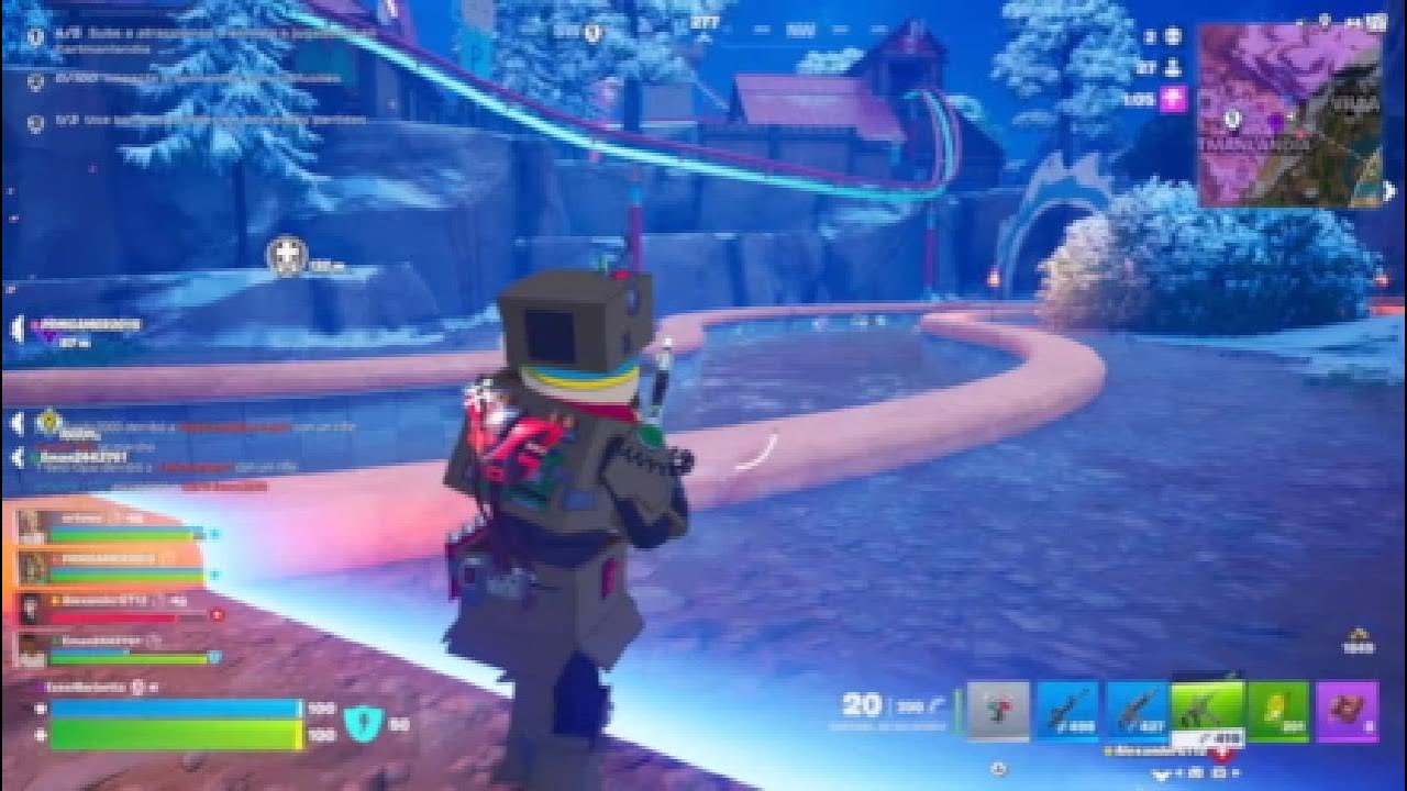 Ganamos una aventura con gente en Fortnite