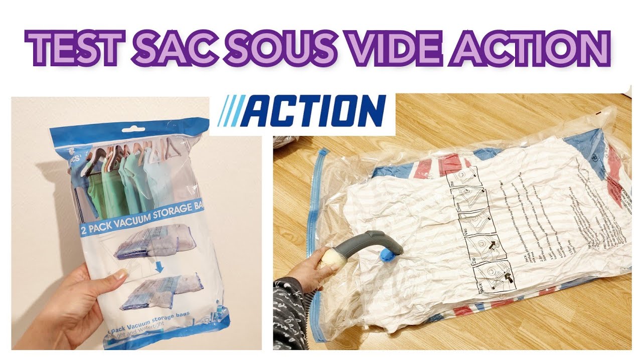 TEST  SAC SOUS VIDE DE ACTION 😱 JE TESTE POUR VOUS 👁️👁️