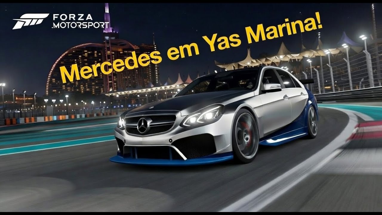 🎮 Forza Motorsport 6 | Mercedes-Benz E63 AMG V8 Supercar #9 Erebus em Yas Marina (Circuito Sul) 🏁🔥