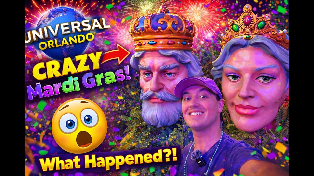 Universal Mardi Gras 2026 Opening Night | Parade Chaos & Nonstop Laughs