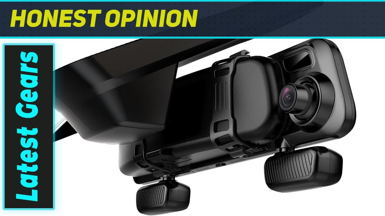 Видеорегистратор PRUVEEO 12'' Mirror Dash Cam: Лучший 4-канальный обзор на 360 градусов для вашег...