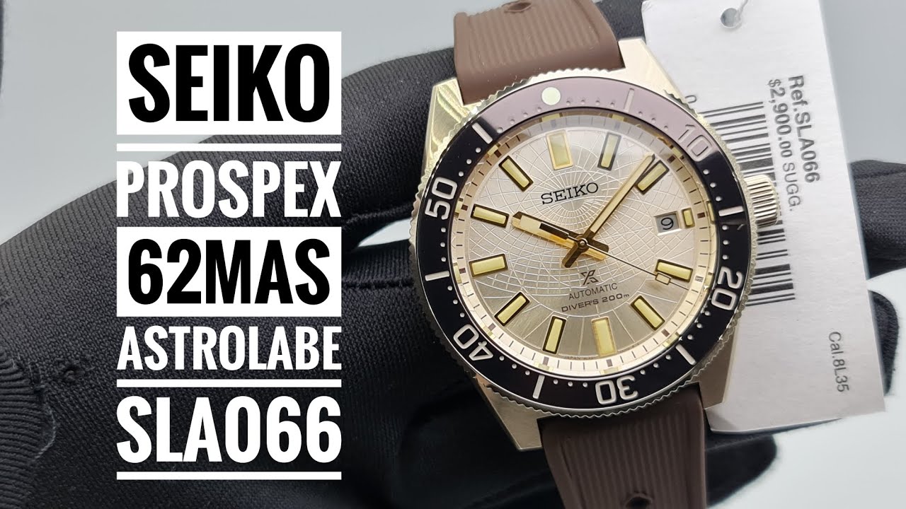 Seiko Prospex Automatic Diver's 200m 62Mas Re-Interpretation Astrolabe US Exclusive 300 Pcs SLA066