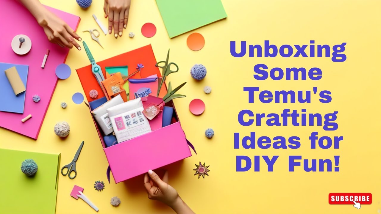 Temu Craft Unboxing Chaos!