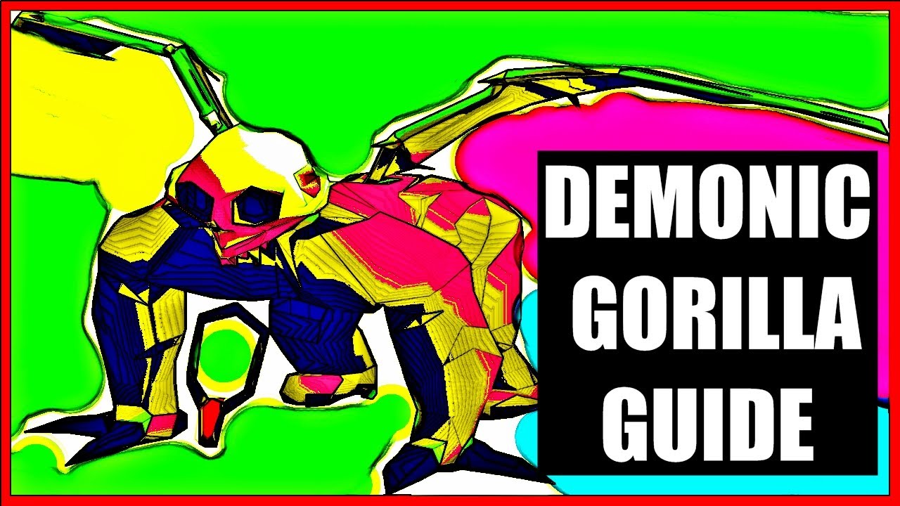 demonic gorilla guide [Blood fury setup,zenyte drops,70 kills/h,loot]