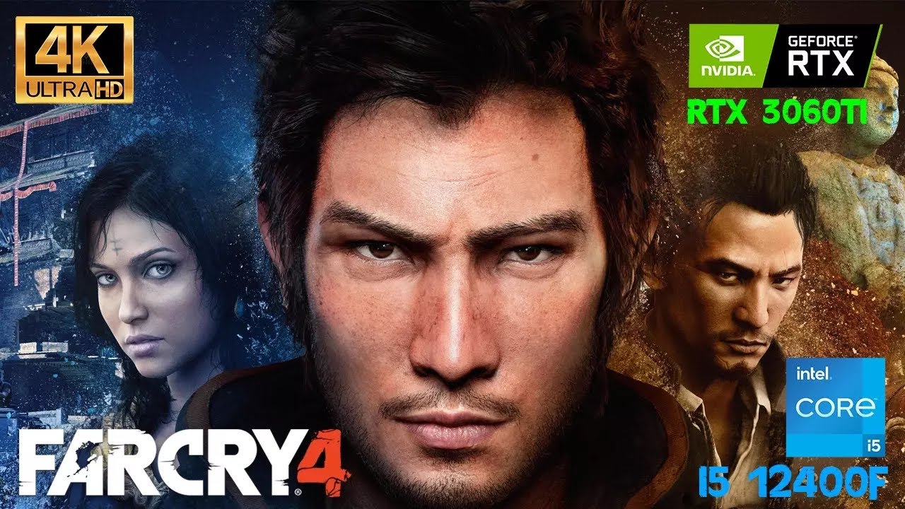 FAR CRY 4 i5 12400f + RTX 3060Ti 4k 60FPS Ultra Graphics Gameplay ACT 1 2022 4K benchmarks!