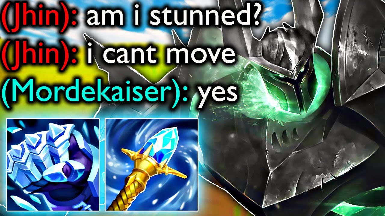 MAXIMUM SLOW MORDEKAISER... PERMA STUN LOL