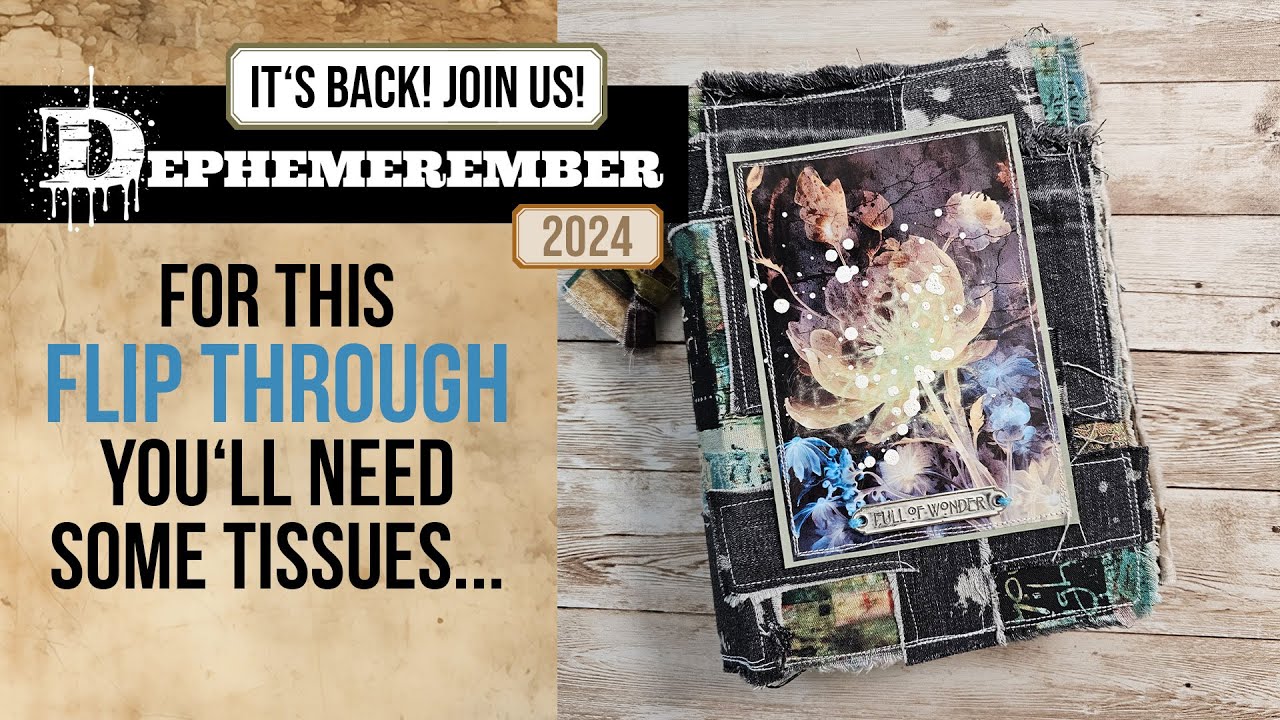 For this FLIP THROUGH you'll need some tissues!❤️ My Dephemerember 2024 journal from @49dragonflies