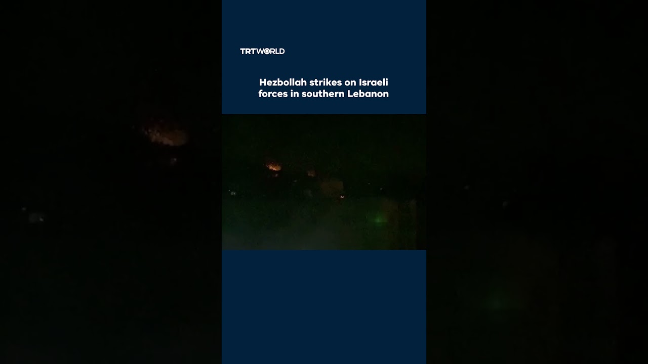 Hezbollah strikes on Israeli forces in southern Lebanon