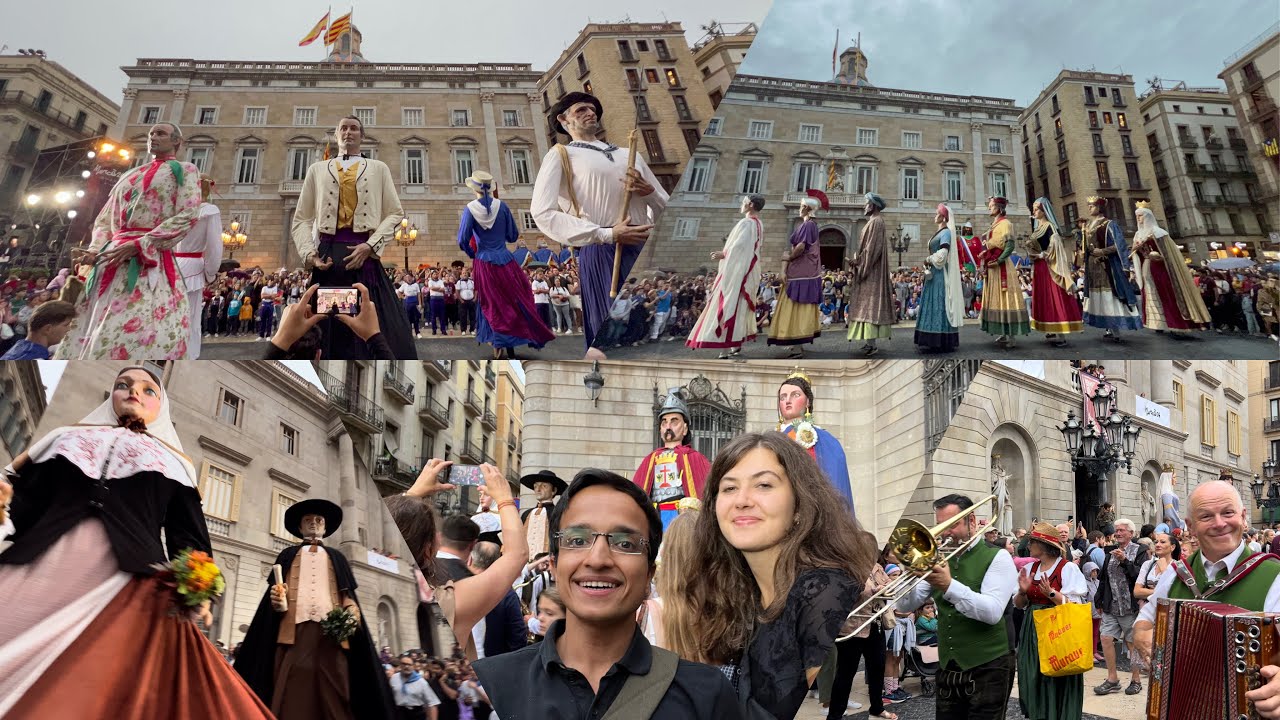 600 Years of GIANTS in Barcelona 🇪🇸 Spain | LA MERCÈ Festival Celebration 2024