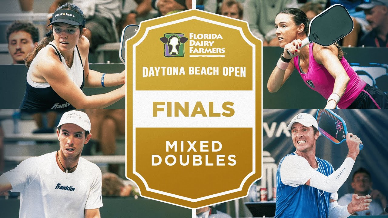 Johnson/Johnson vs Christian/Daescu at the Florida Dairy Farmers Daytona Beach Open