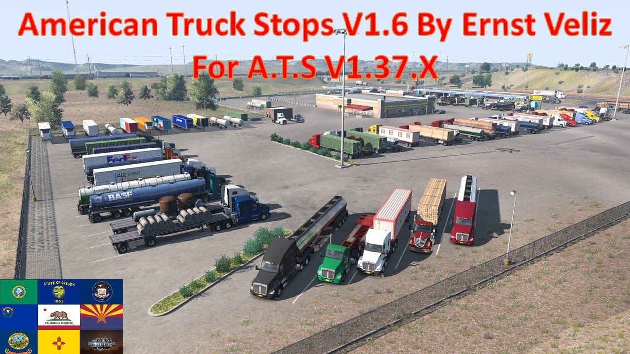 American Truck Stop V1.6 For ATS 1.37.X