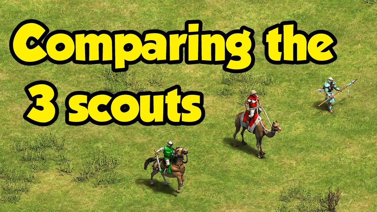 Comparing Cavalry, Camel, and Eagle scouts (AoE2)